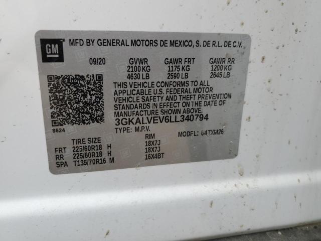 3GKALVEV6LL340794 GMC Terrain Slt