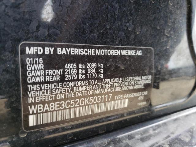 WBA8E3C52GK503117 BMW 328 Xi Sulev