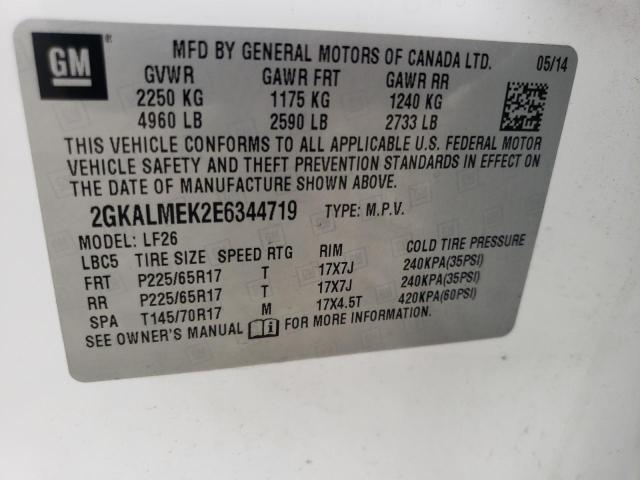 2GKALMEK2E6344719 GMC Terrain Sle