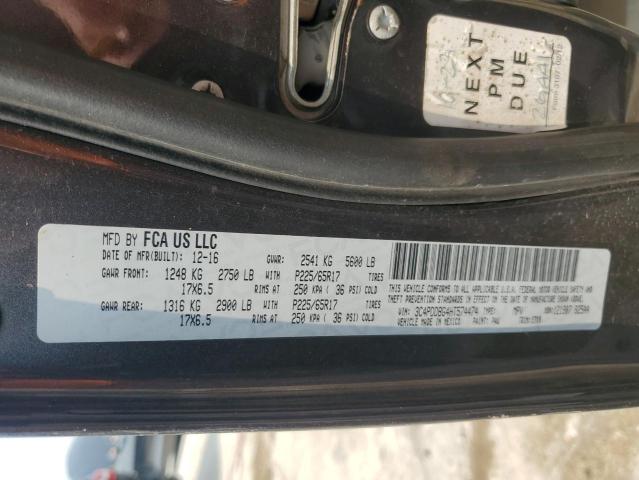 3C4PDDBG4HT574474 Dodge Journey Sxt