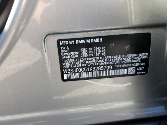WBSJF0C51KB285799 BMW M5