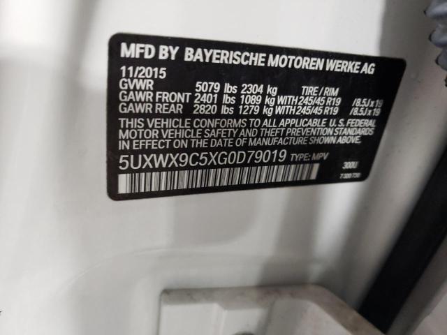 5UXWX9C5XG0D79019 BMW X3 Xdrive28i