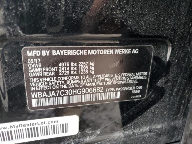 WBAJA7C30HG906682 BMW 530 XI