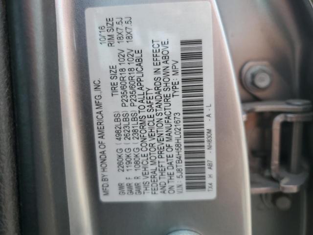 5J8TB4H58HL021673 Acura Rdx Technology