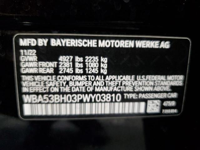 WBA53BH03PWY03810 BMW 530 I