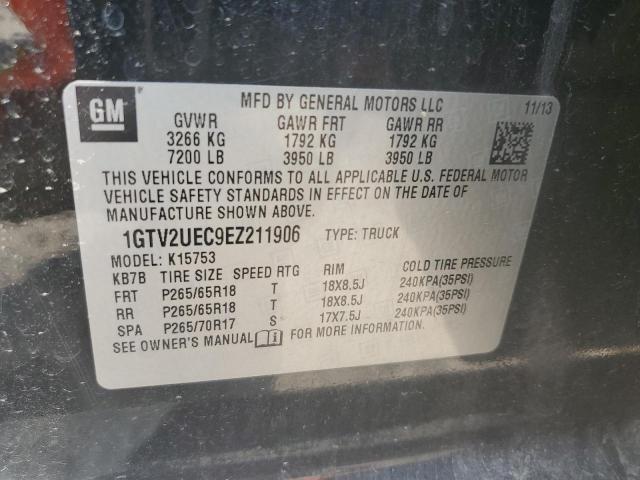 1GTV2UEC9EZ211906 GMC Sierra K1500 Sle