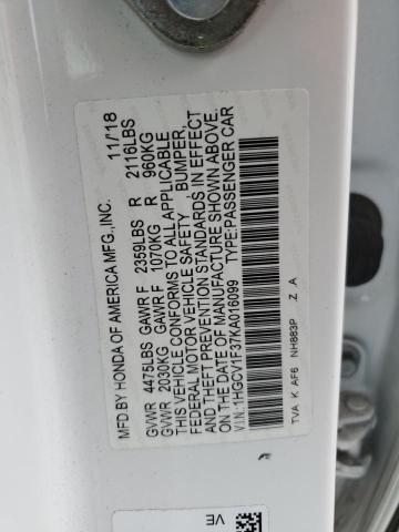 1HGCV1F37KA016099 Honda Accord Sport