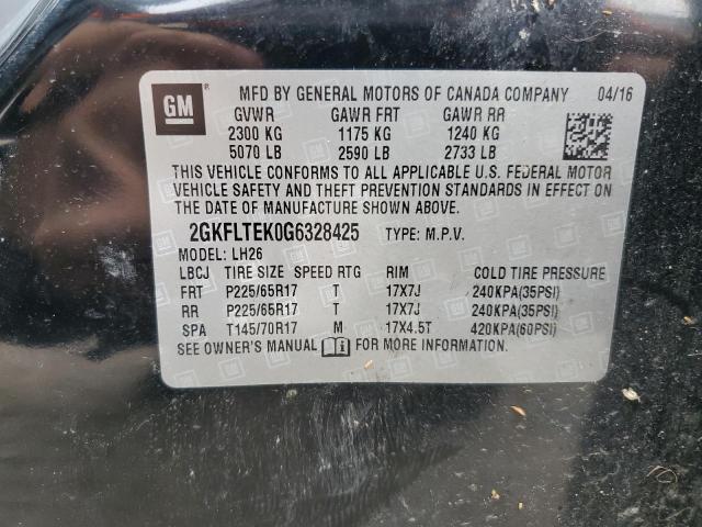 2GKFLTEK0G6328425 GMC Terrain Sle