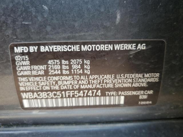 WBA3B3C51FF547474 BMW 328 XI
