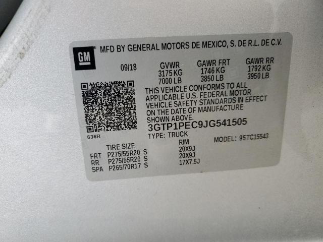 3GTP1PEC9JG541505 GMC Sierra C1500 Denali