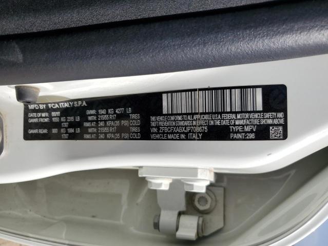 ZFBCFXABXJP708675 Fiat 500x Pop