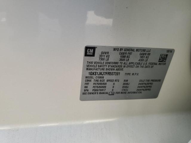 1GKS1JKJ7FR507391 GMC YUKON XL DENALI