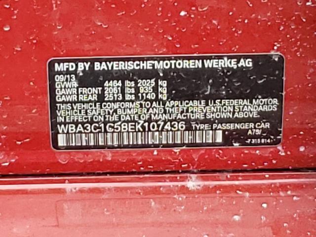 WBA3C1C58EK107436 BMW 328 I Sulev