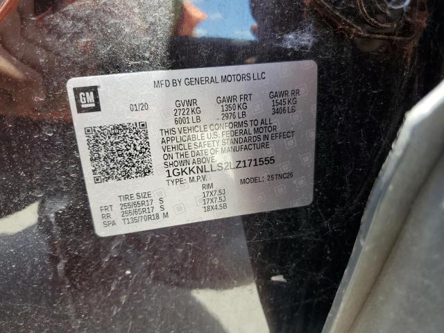 1GKKNLLS2LZ171555 GMC Acadia At4