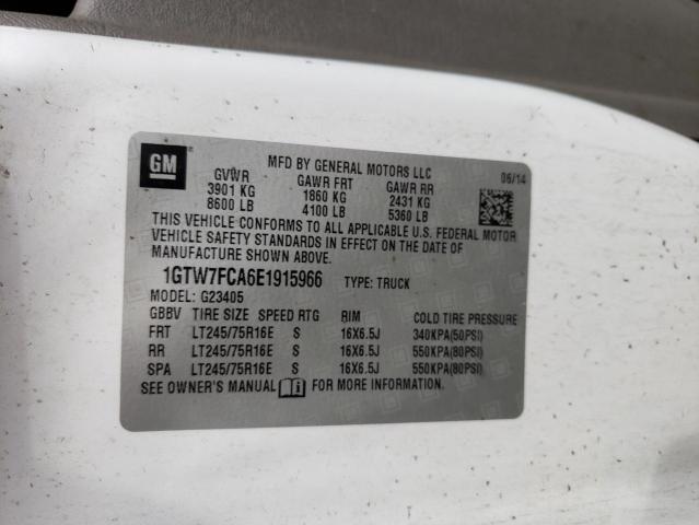 1GTW7FCA6E1915966 GMC Savana G2500