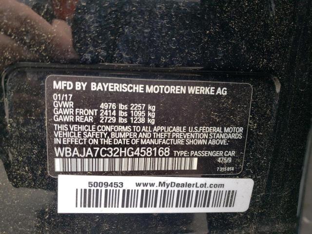 WBAJA7C32HG458168 BMW 530 XI