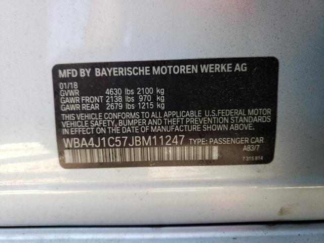 WBA4J1C57JBM11247 BMW 430i Gran Coupe