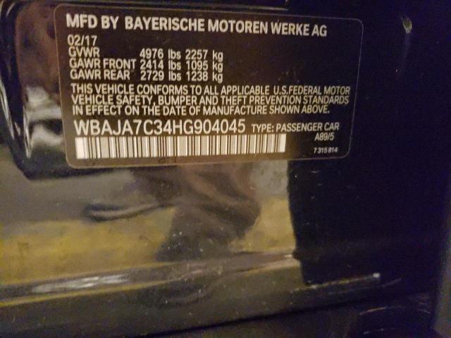 WBAJA7C34HG904045 BMW 530 XI