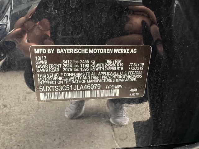 5UXTS3C51JLA46079 BMW X3 Xdrivem40i
