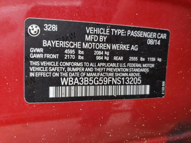 WBA3B5G59FNS13205 BMW 328 Xi Sulev
