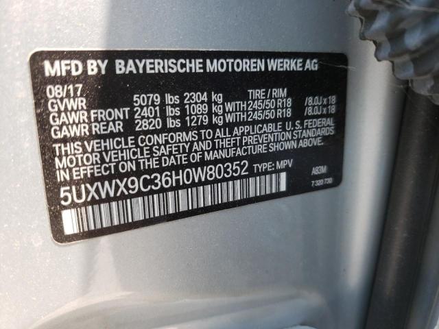 5UXWX9C36H0W80352 BMW X3 Xdrive28i