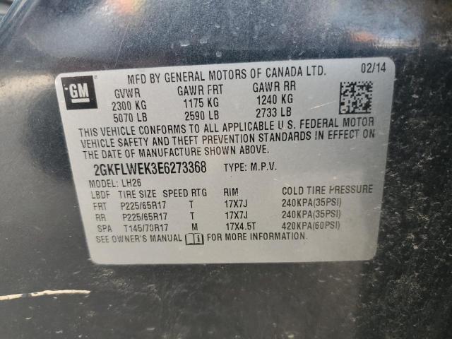 2GKFLWEK3E6273368 GMC Terrain Sle