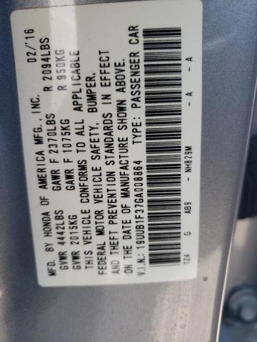 19UUB1F37GA008864 Acura TLX