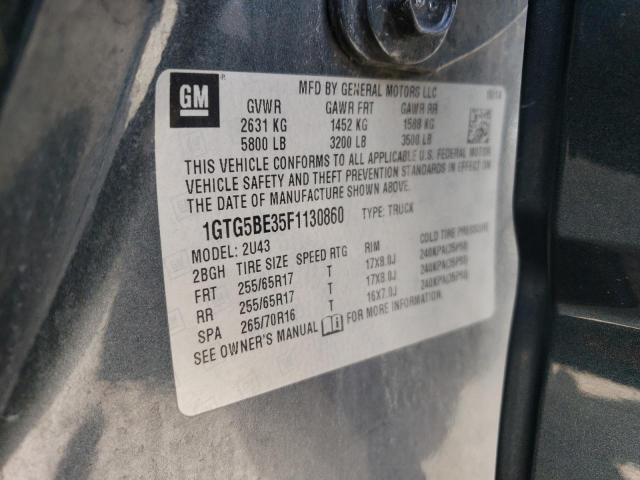1GTG5BE35F1130860 GMC CANYON SLE