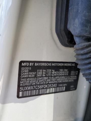 5UXWX7C56F0K35340 BMW X3 Xdrive35i