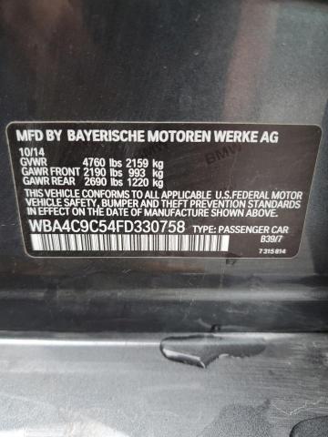 WBA4C9C54FD330758 BMW 428 Xi Gran Coupe Sulev