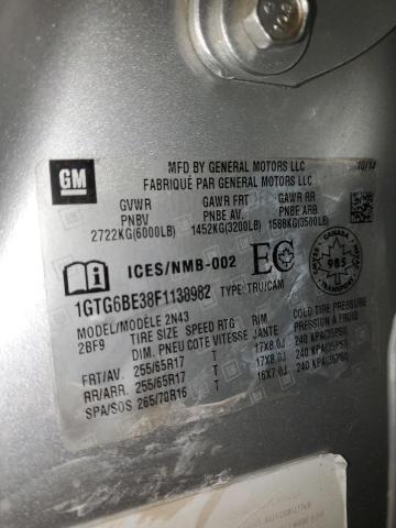 1GTG6BE38F1138982 GMC CANYON SLE