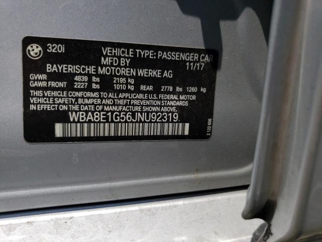 WBA8E1G56JNU92319 BMW 320 I