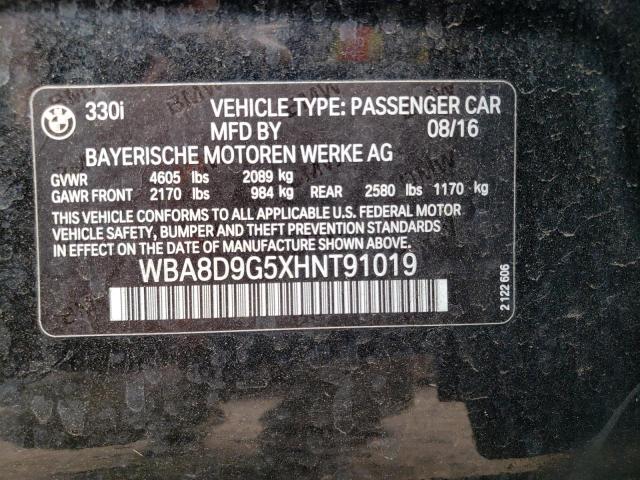 WBA8D9G5XHNT91019 BMW 330 XI