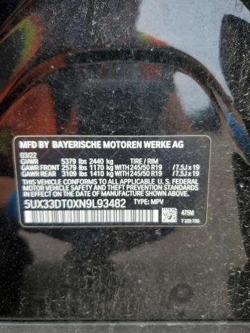 5UX33DT0XN9L93482 BMW X4 Xdrive30i