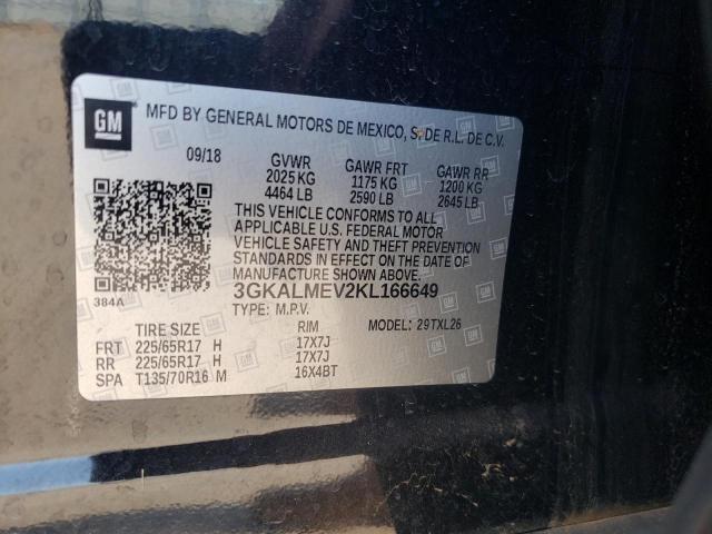 3GKALMEV2KL166649 GMC Terrain Sle