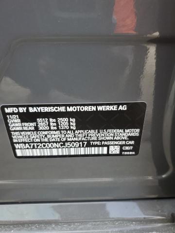 WBA7T2C00NCJ50917 BMW 740 I