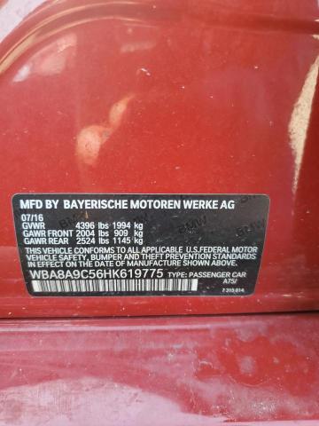 WBA8A9C56HK619775 BMW 320 I