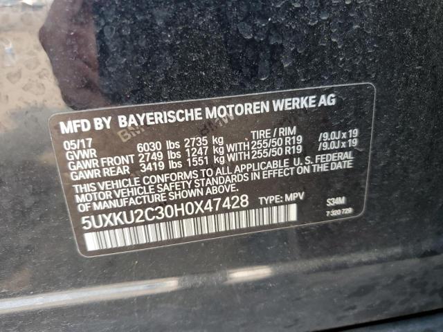 5UXKU2C30H0X47428 BMW X6 Xdrive35i
