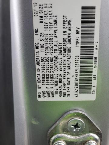 5J8TB4H59FL027706 Acura Rdx Technology