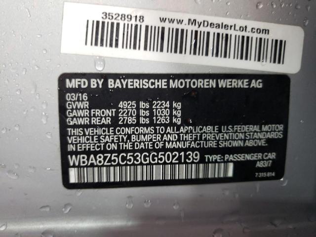 WBA8Z5C53GG502139 BMW 328 Xigt Sulev