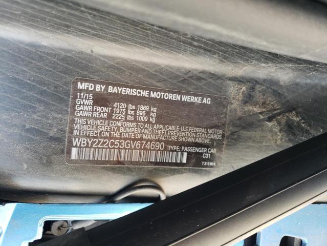 WBY2Z2C53GV674690 BMW I8