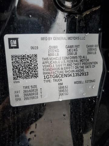 1GTG6CEN5K1352913 GMC CANYON SLE