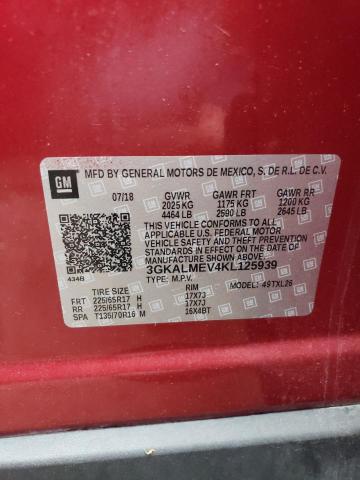 3GKALMEV4KL125939 GMC Terrain Sle