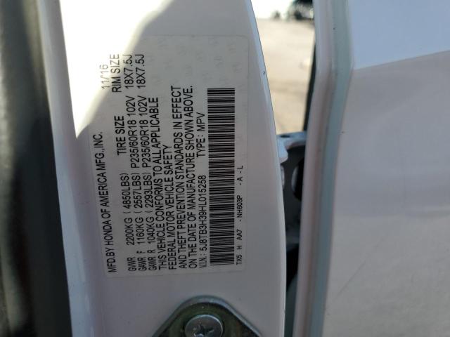 5J8TB3H39HL015258 Acura RDX