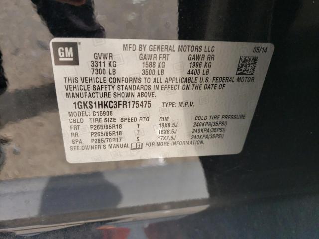 1GKS1HKC3FR175475 GMC Yukon Xl C1500 Slt
