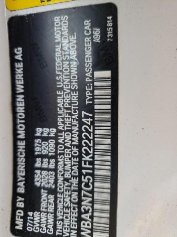 WBA3N7C51FK222247 BMW 428 I