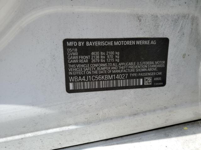 WBA4J1C56KBM14027 BMW 430i Gran Coupe