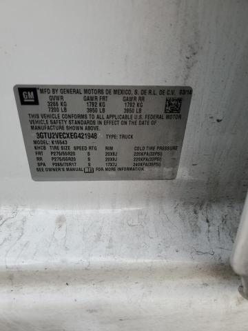 3GTU2VECXEG421948 GMC Sierra K1500 Slt