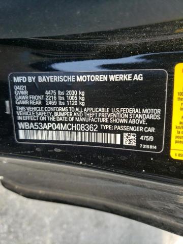 WBA53AP04MCH08362 BMW 430I