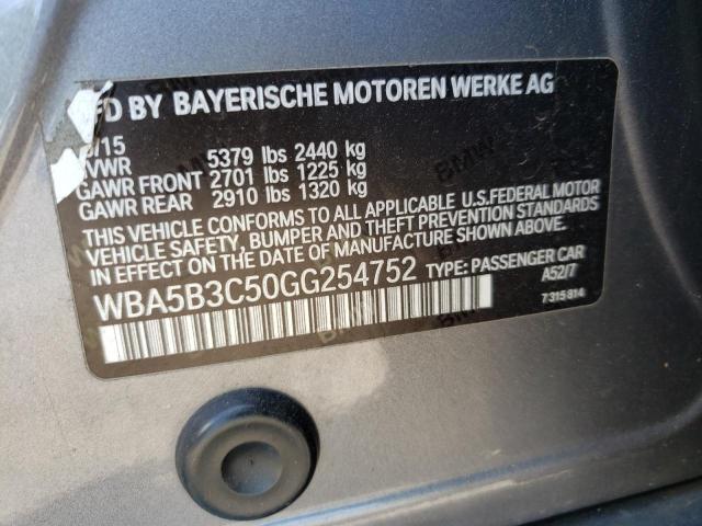 WBA5B3C50GG254752 BMW 535 XI